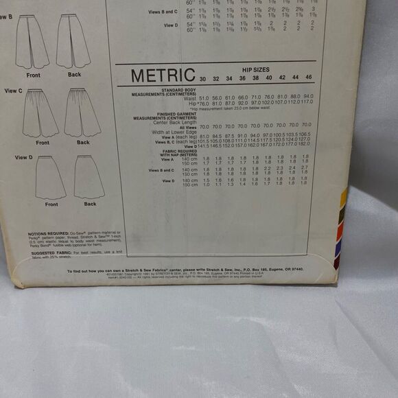 1981 Stretch and Sew Divided and A-Line Shirts Design Patterns By Ann Person - Picture 9 of 10